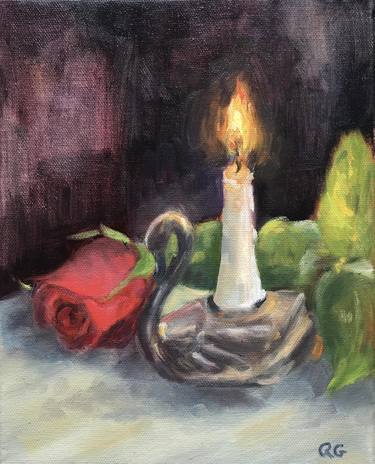 Original Impressionism Still Life Paintings by Rebekah Griffith