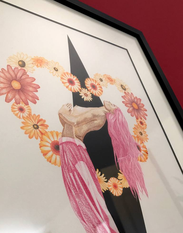 Original Figurative Women Drawing by Nikki Dance
