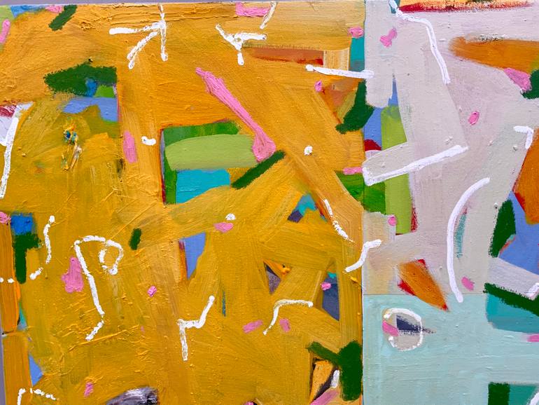 Original Abstract Expressionism Abstract Painting by Steven Page Prewitt
