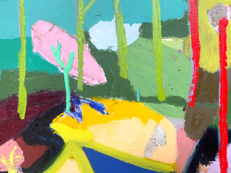 Original Abstract Expressionism Abstract Painting by Steven Page Prewitt