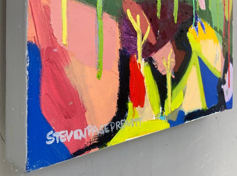 Original Abstract Expressionism Abstract Painting by Steven Page Prewitt