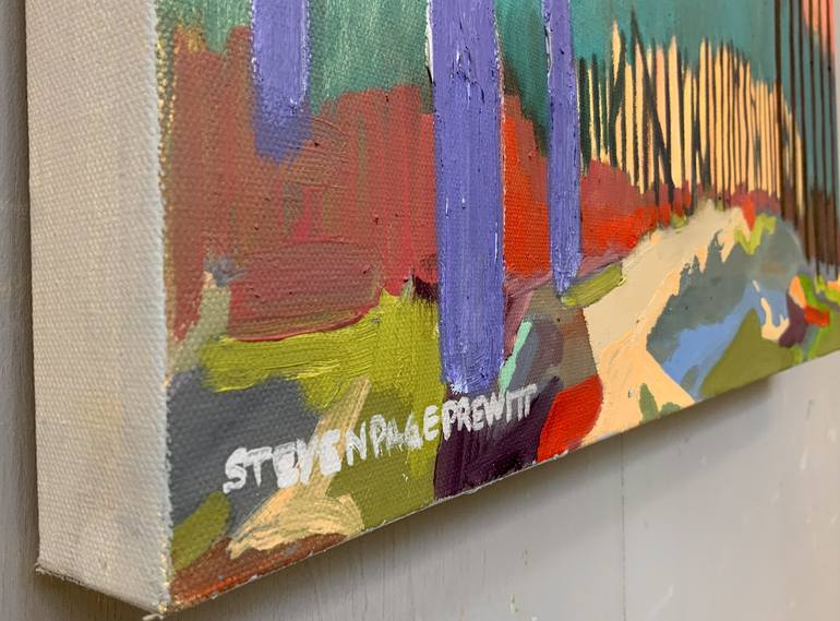 Original Abstract Expressionism Abstract Painting by Steven Page Prewitt