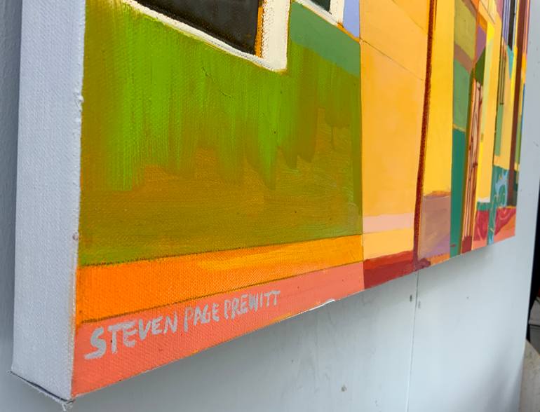 Original Abstract Expressionism Abstract Painting by Steven Page Prewitt