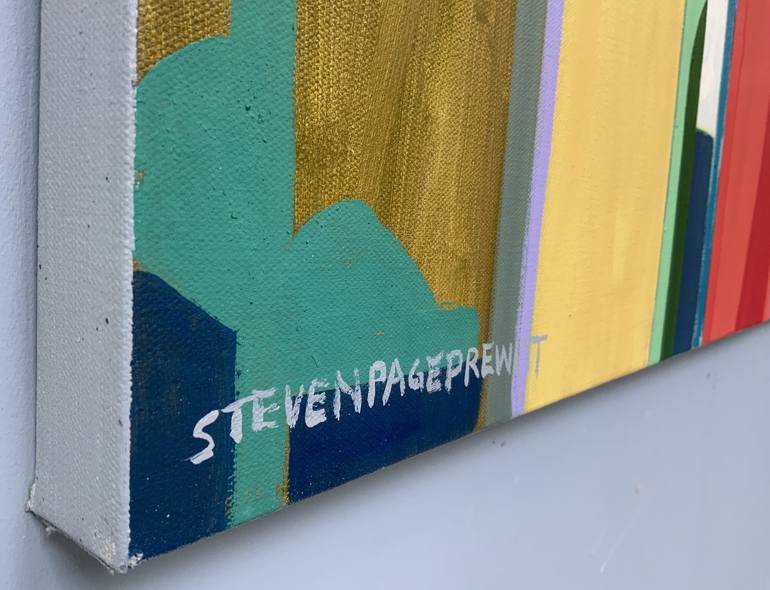 Original Abstract Expressionism Abstract Painting by Steven Page Prewitt