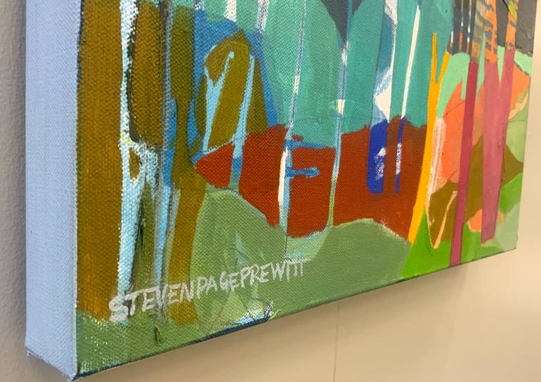 Original Abstract Expressionism Abstract Painting by Steven Page Prewitt