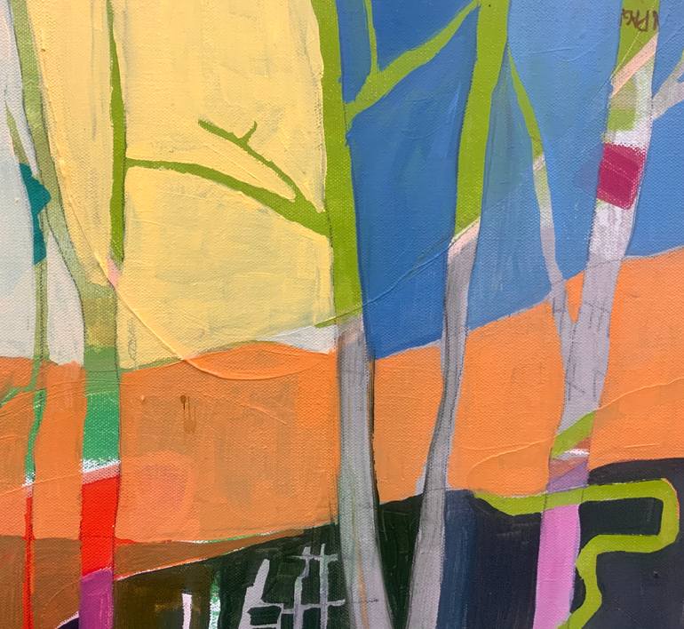 Original Abstract Expressionism Abstract Painting by Steven Page Prewitt