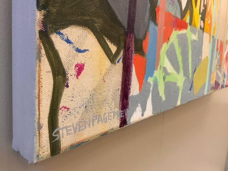 Original Abstract Expressionism Abstract Painting by Steven Page Prewitt