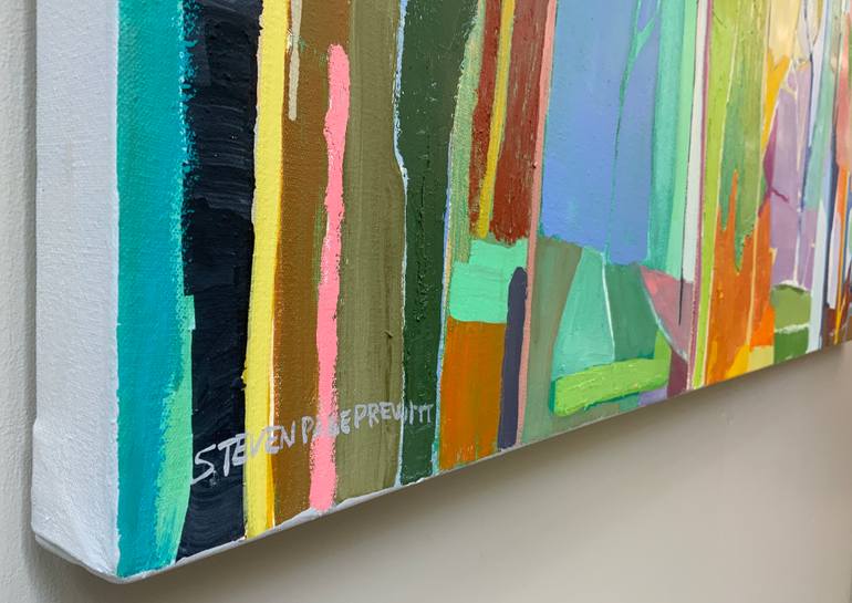Original Abstract Expressionism Abstract Painting by Steven Page Prewitt