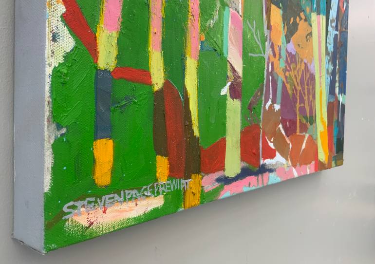 Original Abstract Expressionism Abstract Painting by Steven Page Prewitt