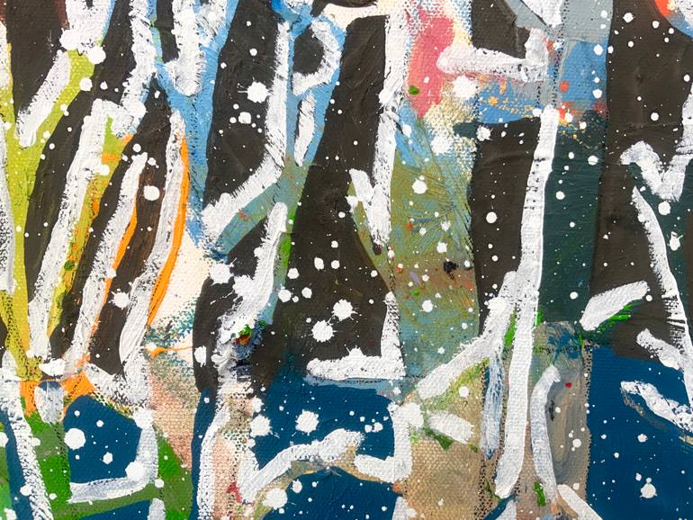 Original Abstract Expressionism Abstract Painting by Steven Page Prewitt