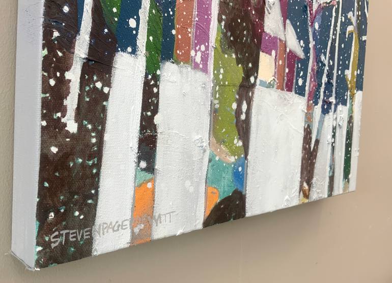 Original Abstract Expressionism Abstract Painting by Steven Page Prewitt