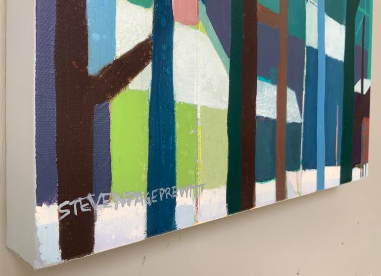 Original Abstract Expressionism Abstract Painting by Steven Page Prewitt
