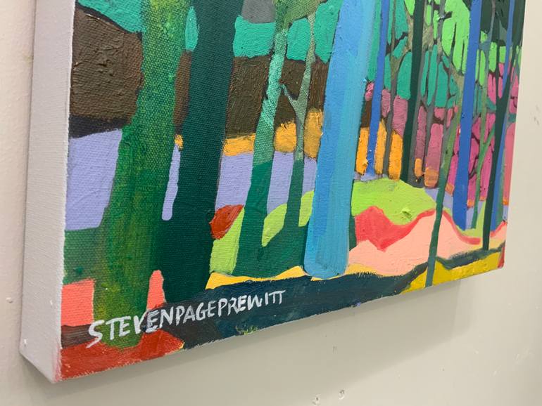 Original Abstract Expressionism Abstract Painting by Steven Page Prewitt