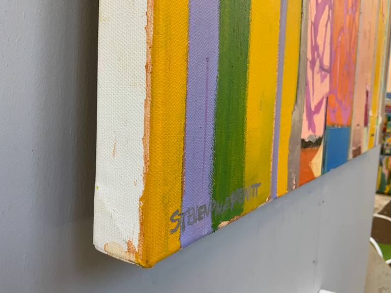 Original Abstract Expressionism Abstract Painting by Steven Page Prewitt