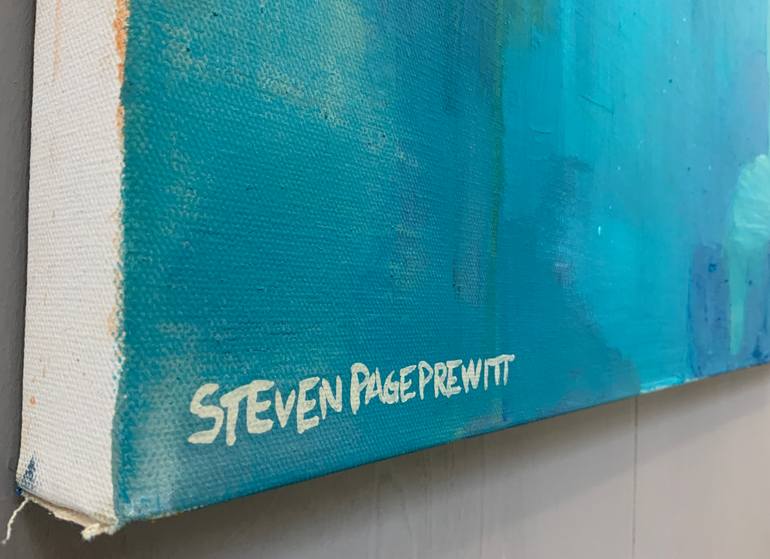 Original Abstract Expressionism Abstract Painting by Steven Page Prewitt