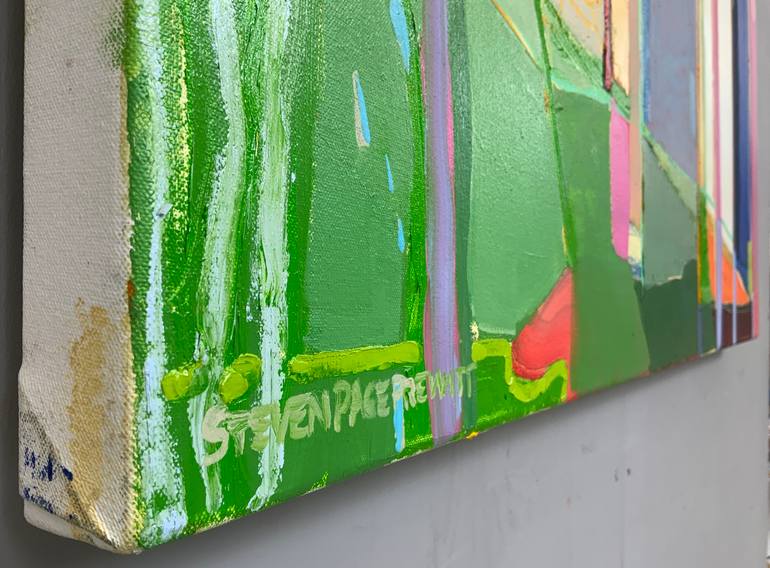 Original Abstract Expressionism Abstract Painting by Steven Page Prewitt