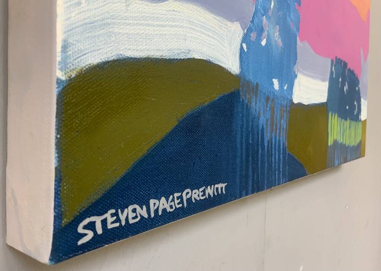 Original Abstract Expressionism Abstract Painting by Steven Page Prewitt