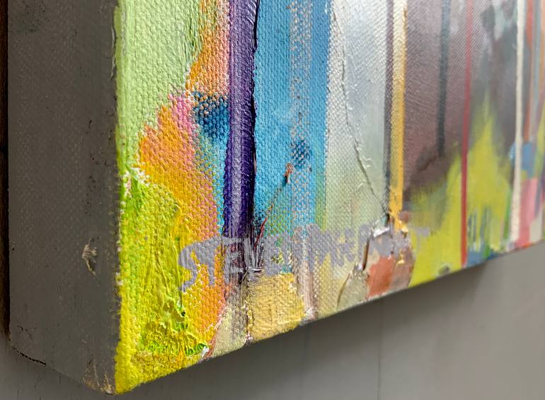 Original Abstract Expressionism Abstract Painting by Steven Page Prewitt