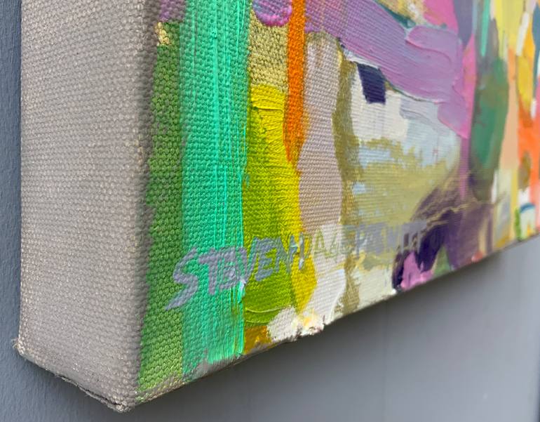 Original Abstract Expressionism Abstract Painting by Steven Page Prewitt