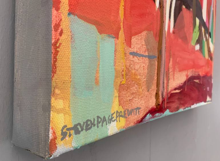 Original Abstract Expressionism Abstract Painting by Steven Page Prewitt