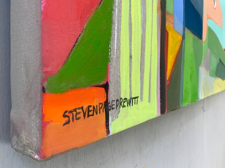 Original Abstract Expressionism Abstract Painting by Steven Page Prewitt