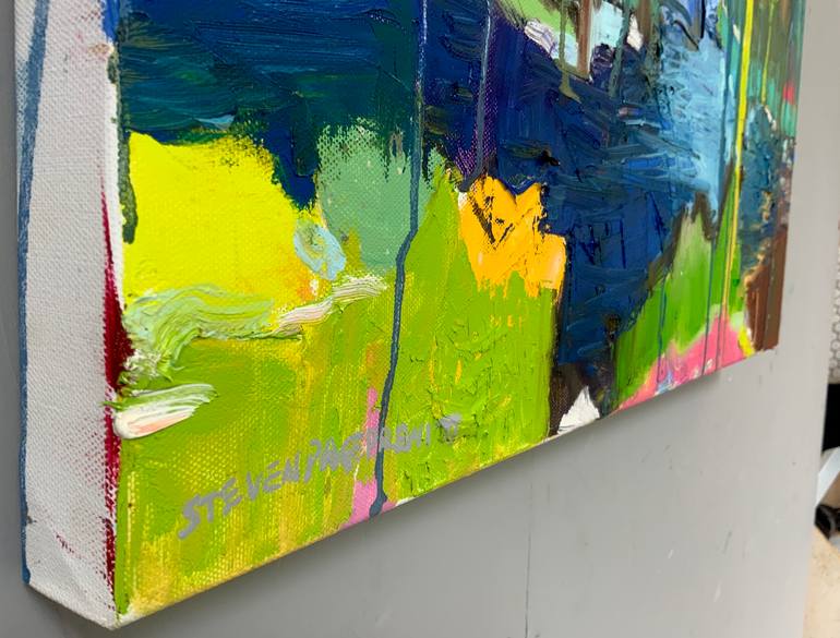 Original Abstract Expressionism Abstract Painting by Steven Page Prewitt