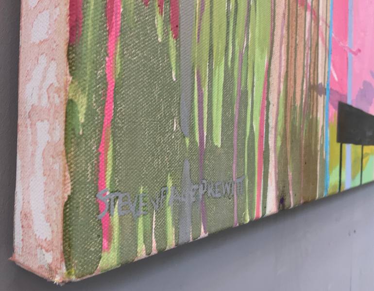 Original Abstract Expressionism Abstract Painting by Steven Page Prewitt