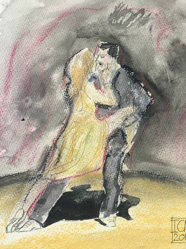 Original Figurative Performing Arts Drawings by Ian Males