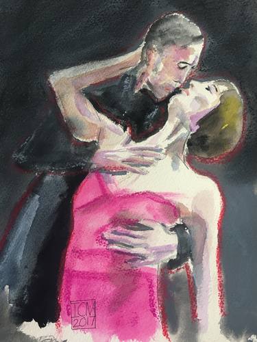 Original Figurative Performing Arts Drawings by Ian Males