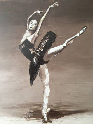 Original Figurative Performing Arts Paintings by Ian Males