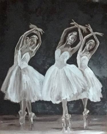 Original Figurative Performing Arts Paintings by Ian Males
