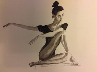 Original Figurative Performing Arts Drawings by Ian Males