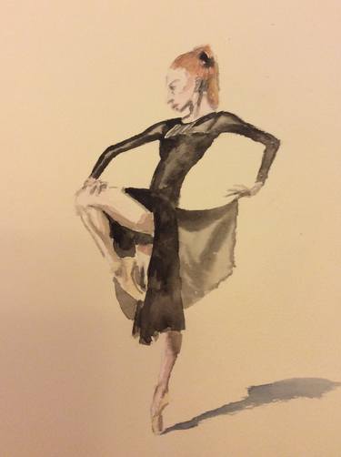 Original Figurative Performing Arts Drawings by Ian Males