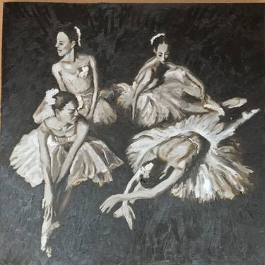 Original Figurative Performing Arts Paintings by Ian Males