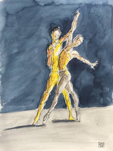 Original Performing Arts Drawings by Ian Males