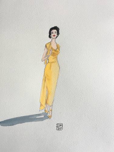 Original Fashion Drawings by Ian Males