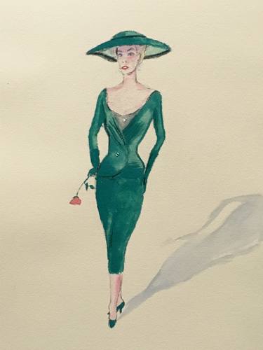 Original Fashion Drawings by Ian Males