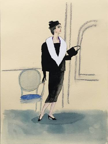 Original Fashion Drawings by Ian Males