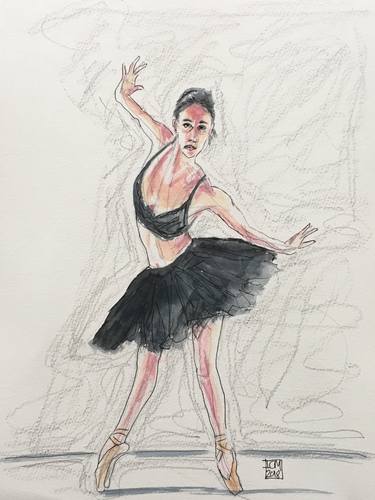 Original Performing Arts Drawings by Ian Males