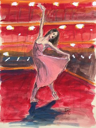 Original Performing Arts Drawings by Ian Males