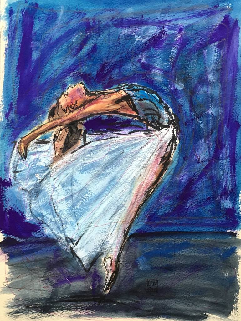 Ballet Study #87 Drawing by Ian Males | Saatchi Art