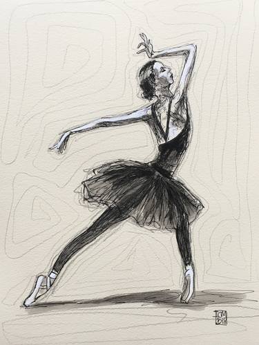 Original Performing Arts Drawings by Ian Males