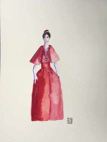 Original Fashion Drawings by Ian Males