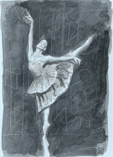 Original Performing Arts Drawings by Ian Males