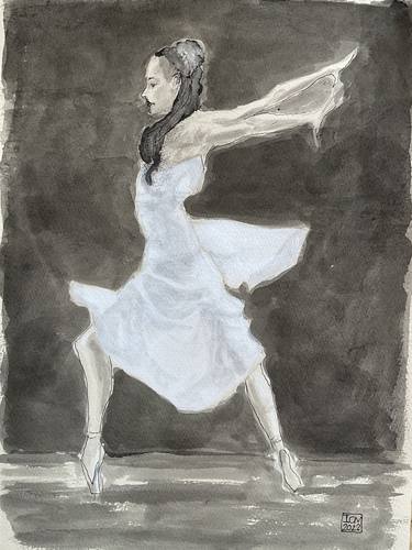 Original Figurative Performing Arts Drawings by Ian Males