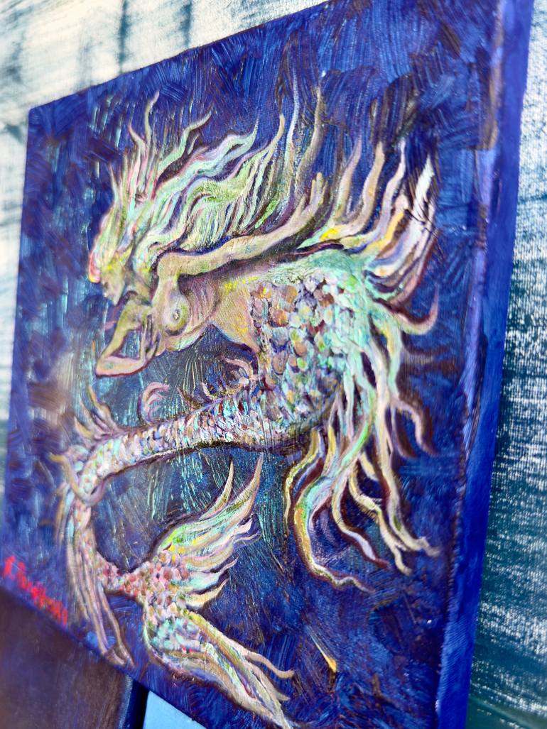 Original Symbolism Classical Mythology Painting by Nino Ponditerra