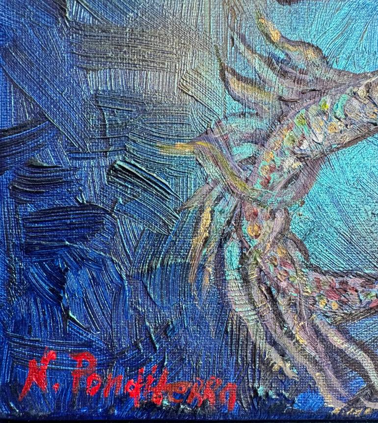 Original Symbolism Classical Mythology Painting by Nino Ponditerra