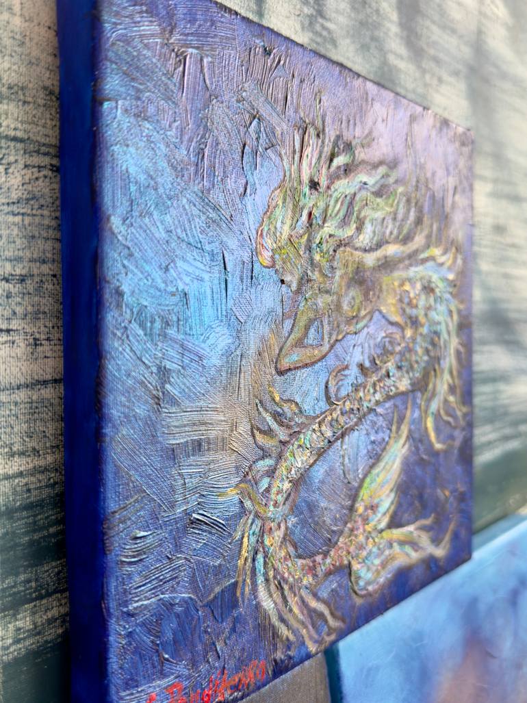 Original Symbolism Classical Mythology Painting by Nino Ponditerra