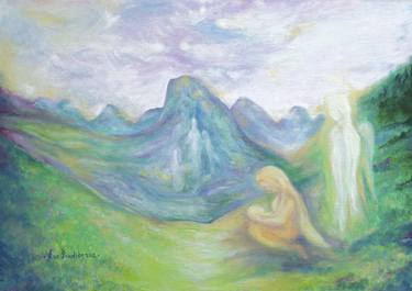 Spirits of mountains - original oil painting thumb