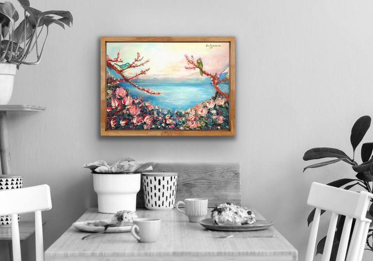 Original Figurative Landscape Painting by Nino Ponditerra